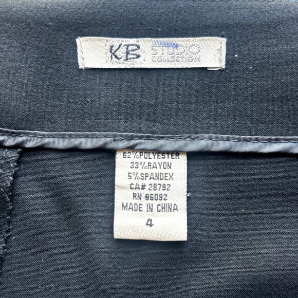 VINTAGE 90's-Y2K Black Midi Skirt - Picture 7 of 7